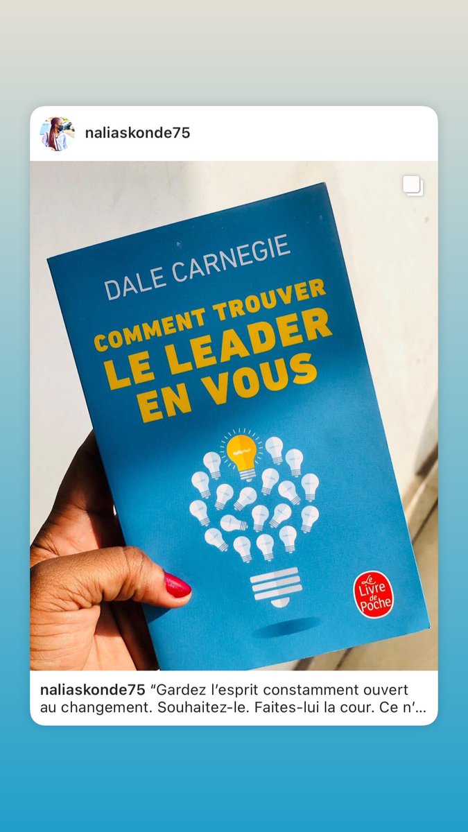 NaliasKonde's tweet photo. “Gardez l’esprit constamment ouvert au changement. Souhaitez-le. Faites-lui la cour. Ce n’est qu’en examinant et en réexaminant vos opinions et vos idées que vous progresserez." #leaderInYou , donnes-nous aujourd’hui notre pain de ce jour 📖 #livre https://t.co/14rByt0rzE