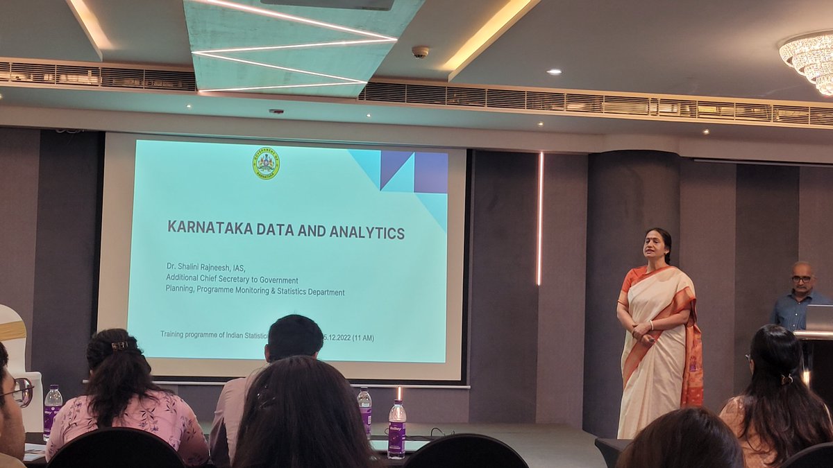 jagrti_iss's tweet photo. What an insightful session by Dr.Shalini Rajneesh,IAS,Add. Chief Secretary to Govt. of Karnataka.She highlighted the importance of data for policy making.

@shalinirajnish

#NSSTA #ISEC #data #datadrivenpolicy #MoSPI #NITIAayog https://t.co/QP4uxzcEan