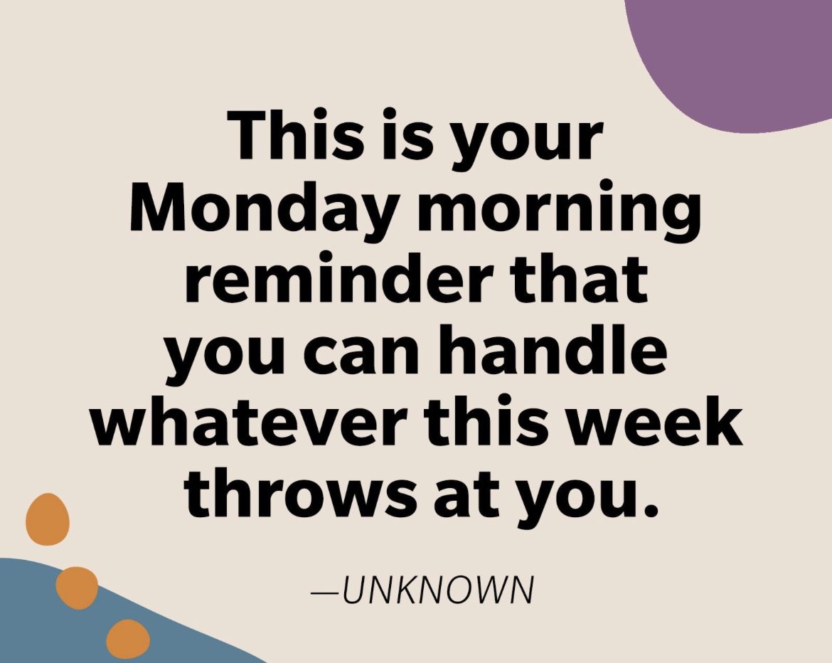 Happy Monday!