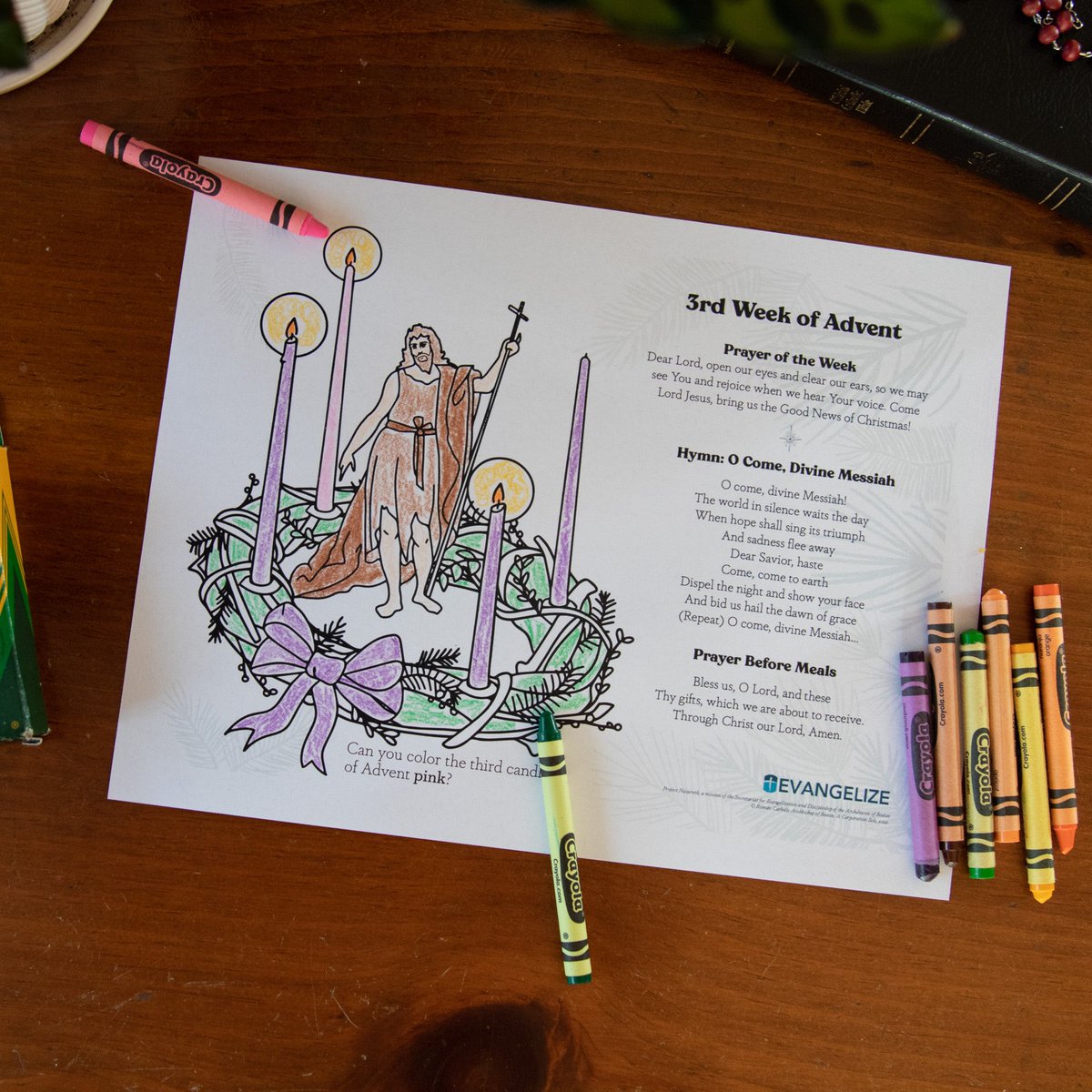 RCAB_evangelize's tweet photo. Looking for ways to prepare for Jesus’s coming at Christmas? Download our free Advent placemats for your family dinners. https://t.co/H9IVz7nXIo #projectnazareth #faithbeginsathome https://t.co/ks9lb7q1QR