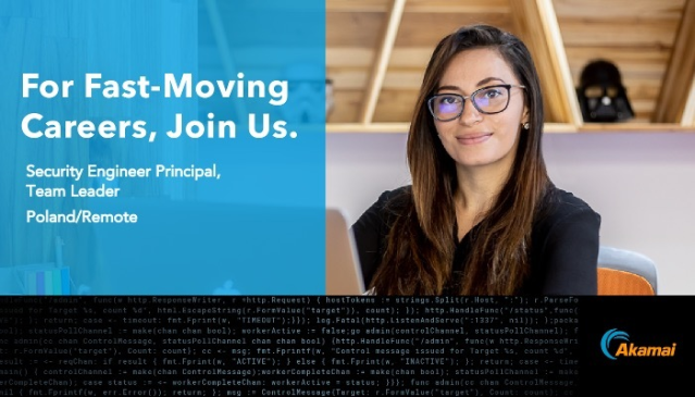 zerosport7's tweet photo. Akamai is seeking a Security Engineer Principal Team Lead in Poland/Remote. Apply here. @Akamai #applyhere #careers https://t.co/1SqMsTmFq5 https://t.co/UmUMnFmxym