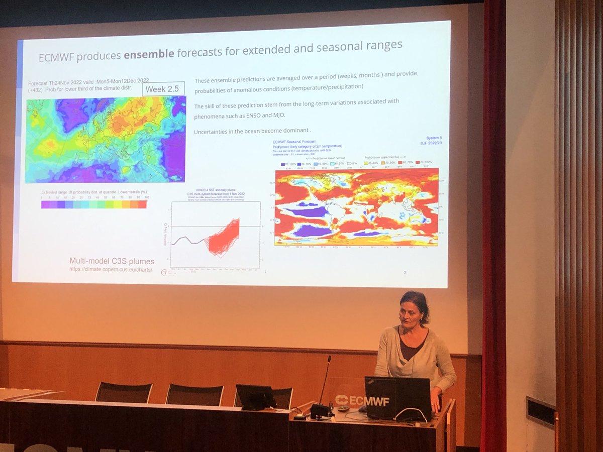 FlorenceRabier's tweet photo. Great presentations for the #30yearsofENS at @ECMWF, from theory of chaos to applications at all time ranges https://t.co/oDHbXr5DH2