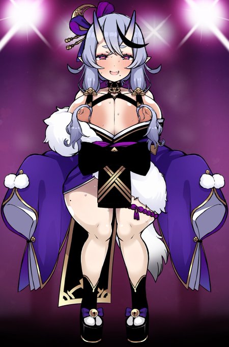 お題箱より🌈🕒所属rndumkt様(むちむち爆乳化)が不敵な笑みを浮かべこちらを見て立っている絵を描き描き🍶✍
2枚目は私が個人的に描きたくなったので描いた射乳差分です
https://t.co/gBKXob6mIx 