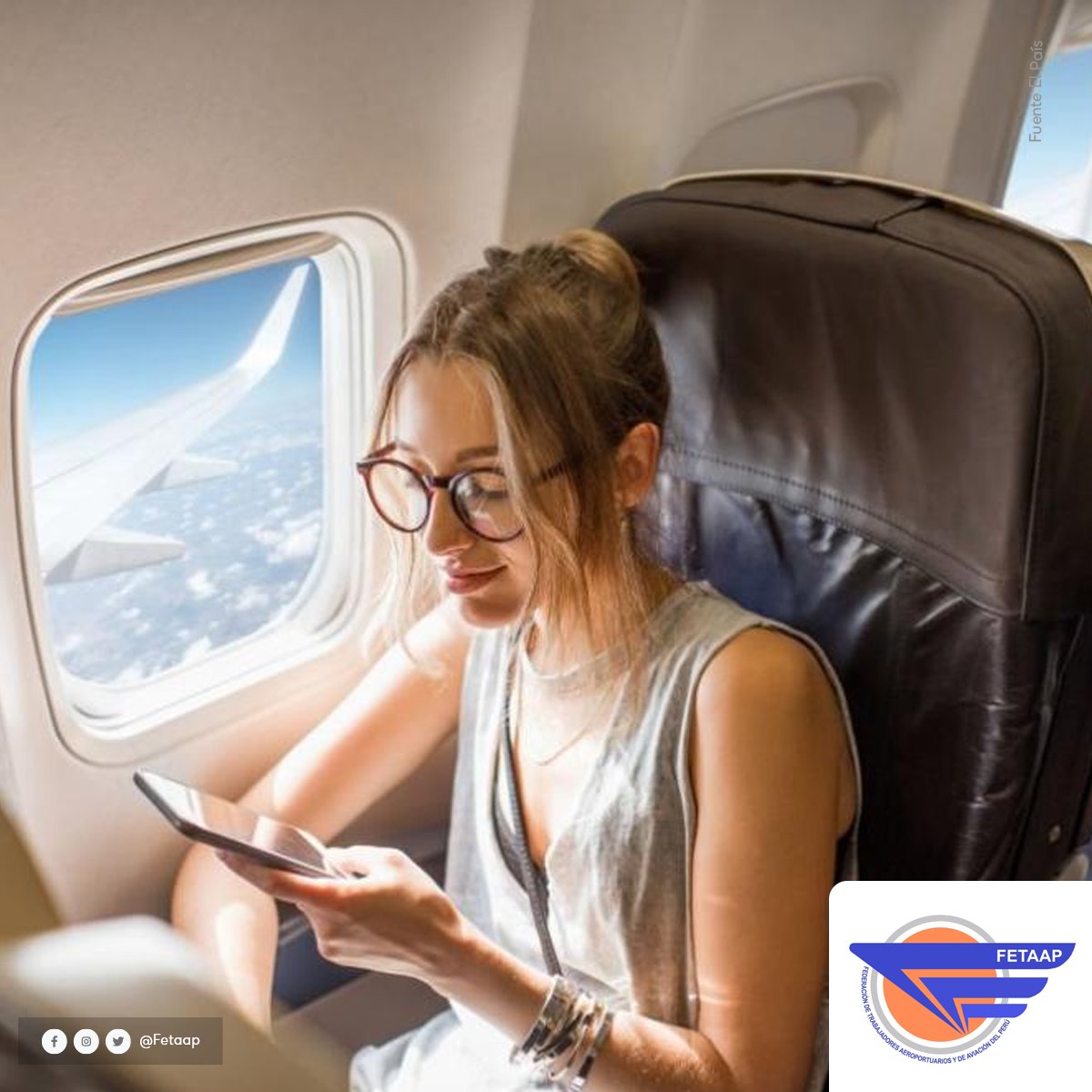 FetaapA's tweet photo. La comisión europea va a designar frecuencias específicas de la nueva telefonía 5G que permitirán la conectividad de los móviles en vuelo. 

Entérate de más en: 
https://t.co/Xl0blasodv

#fetaap #vuelos #5G https://t.co/Q6nLmehWJR