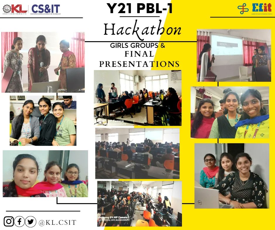 klcsit's tweet photo. Y21 batch Project Based Learning-1 36 hours HACKATHON on 3rd-4th December 2022 during their working time & final presentations
.
#klcsit #csit #efit #kluniversityofficial #KlubOutside #kluniversity #hackathon #skill #skilldevelopment #skilldevelopmentproject https://t.co/hcNmpAcsuC