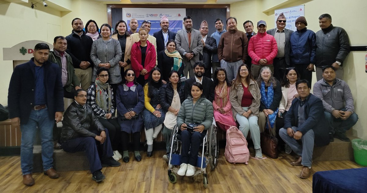 Shaurabh_SkS's tweet photo. Celebrating the partnership with OPDs by sharing the @USAIDNepal's Reading for All program experiences that aligned to sustain and capitalize the outcome of disability-inclusive education in 🇳🇵
@moenepal
@HI_INNESKA
@WorldEd
@nfdnofficial
@deaf_nepal

#IDPD2022 #OPDs #R4A https://t.co/0VCJFbGoII