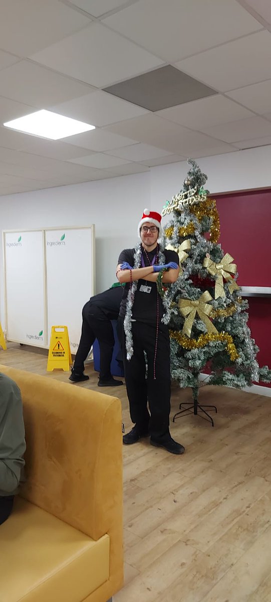 Our Interns are getting ready for Christmas at St George's University Hospital @stgeorgestrust 
Decorating the tree is no simple task! #dfnprojectsearch #projectsearch #nhs #inclusionrevolution