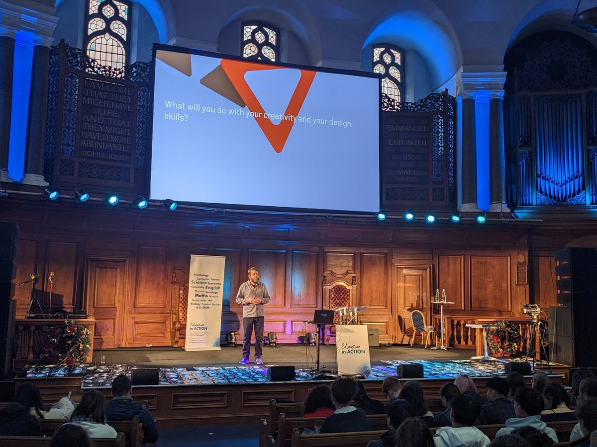 edu_in_action's tweet photo. "What will you do with your creativity and design skills?" The incredible Daniel Charny MBE takes us on a purposeful look at social design. Thank you @danino for a very inspiring session and for introducing us to the @Fixperts project #productdesigninaction https://t.co/ZpBzV0Yavl