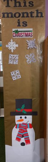 Our library Christmas countdown! A student will choose a snowflake to add to the display every day. Each snowflake has a kind word written on it so by the time we break up we will have a flurry of kindness!