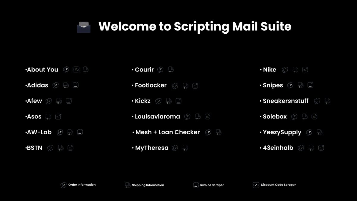 ScriptingMailS's tweet image. Scripting Mail Suite is designed to simplify your order management. 
Easily keep track of all your order related information and more. 
Check out our free Beta:
hpr.co/SB_x-zCOnZLdMY…