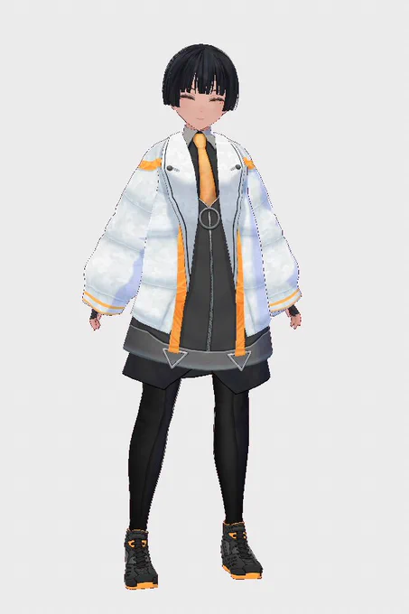 #VRoid 可愛いトップスができたよ。 