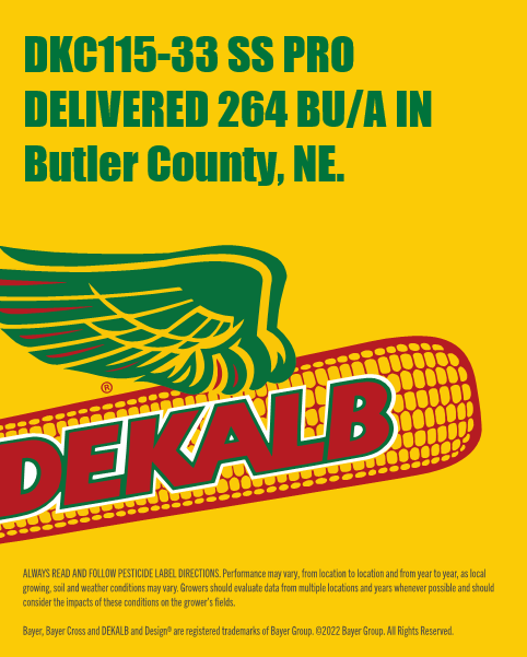 DKAS_Nebraska's tweet photo. DEKALB has revolutionized the fight against rootworm creating new technology that will stop rootworm dead in their tracks and deliver exceptional yield. #Bayer4NE #WinningHasRoots #yield #SSPro https://t.co/1yFYG6bkwz