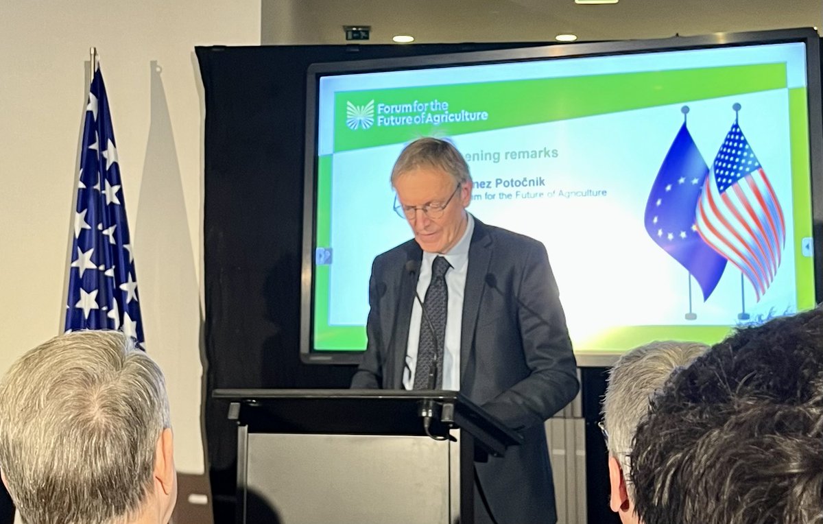 The transatlantic partnership EU - US will unlock the potential of innovation to deliver sustainable and climate-smart food systems 👩🏽‍🌾🌾🚜

<a href="/ForumForAg/">Forum for the Future of Agriculture</a> 
#WorldSoilDay