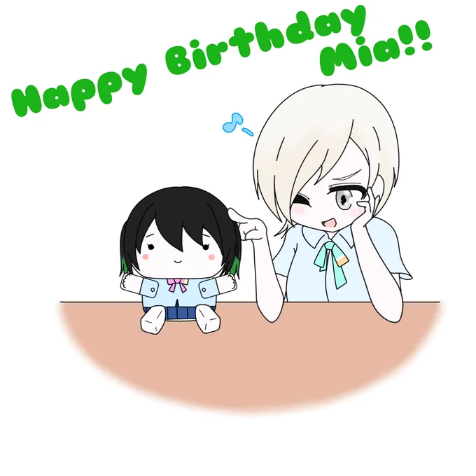 ミアちはぴば②アニメ版も好きよ!!!#虹ヶ咲#ミア・テイラー#ミア・テイラー生誕祭2022 