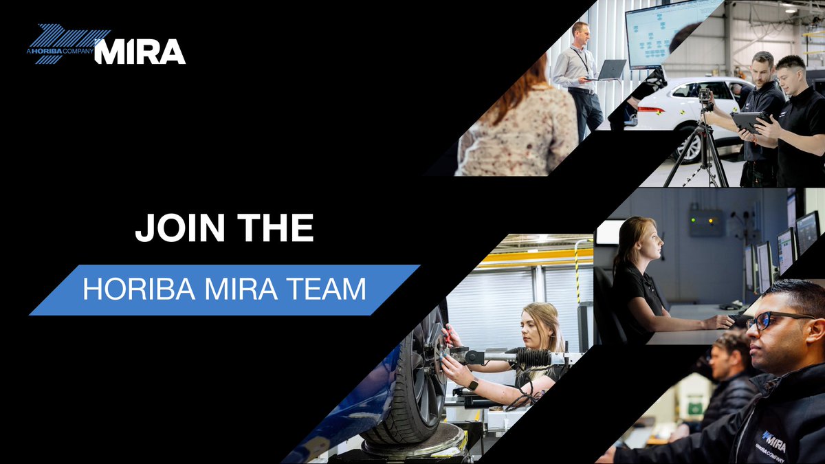 MIRAEngineering's tweet photo. Join our team!
We’re recruiting in multiple departments across the business. If you want to become part of something special, we’d love to hear from you. To view all our vacancies visit: https://t.co/VBkll2WYnH
#jobsinengineering #automotive #automotivejobs #engineeringjobs https://t.co/6t8uYenWXM