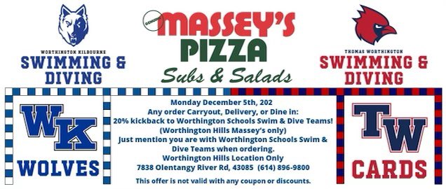 Come support the swim and dive teams today!!!