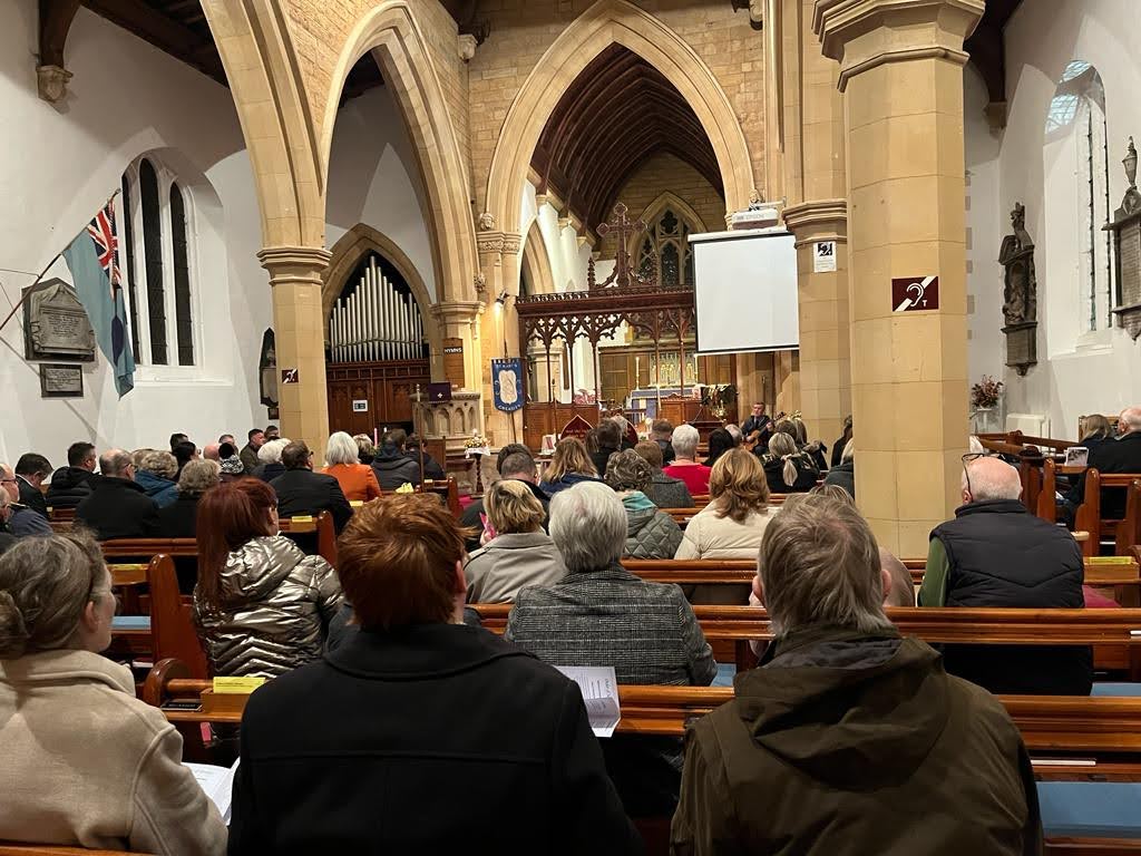 gillottsfd's tweet photo. Thank you to everybody who attended our #Christmas remembrance service at St Mary's Church in #Greasley last night.
It was lovely to catch up with the families we've worked with during the year and whose flowers made up three beautiful floral tributes. https://t.co/m2cjyu2fxI