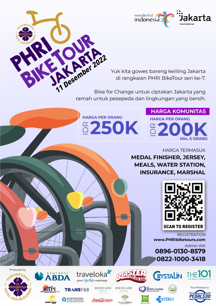 mrHotelier's tweet photo. Jangan lupa setrika outfit buat gowes hari minggu bareng Biketour PHRI seri Jakarta yaak, yuuk buruan daftar pakai scoopy nya... https://t.co/Q8U3S0Gx6x