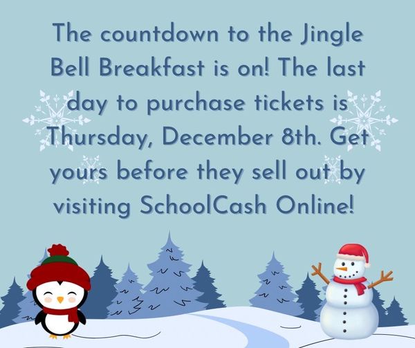 Buy your tickets to the Jingle Bell Breakfast online at hrce.schoolcashonline.com <a href="/egwps/">École Grosvenor-Wentworth Park School</a>
