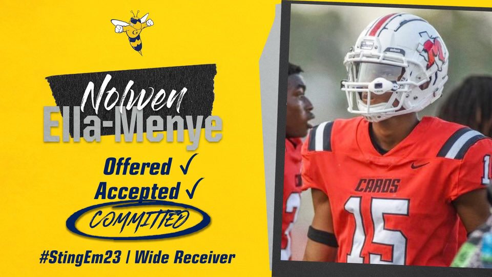 danknu13's tweet photo. @NolwenXV Can’t wait to see you on campus this fall!! #StingEm23 #GoJackets https://t.co/YyLRqQQEzg