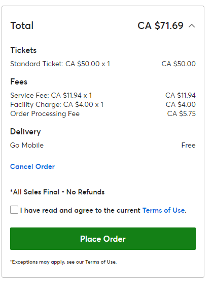 Penguins23's tweet photo. If I wanted to go see Canada play an exhibition game, I would pay more in fees than the price of a ticket to a QMJHL regular season/playoff game. https://t.co/ZGdrsYzAdK