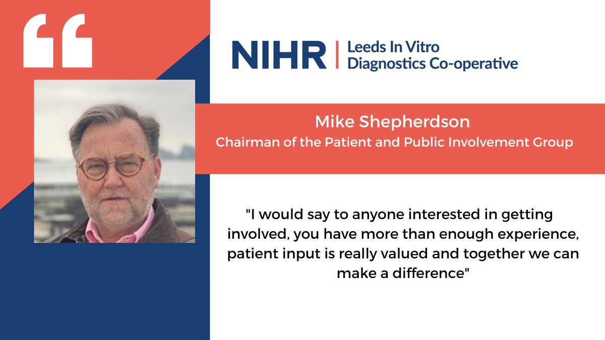 Our PPI Group is involved in a wide range of #research initiatives, including an upcoming feasibility study into #kidney health, funded by <a href="/LDShospcharity/">Leeds Hospitals Charity</a>. 

Hear from our PPI Chairman on why he is encouraging others to get involved!  bit.ly/3P9tutt
#invitrodiagnostics