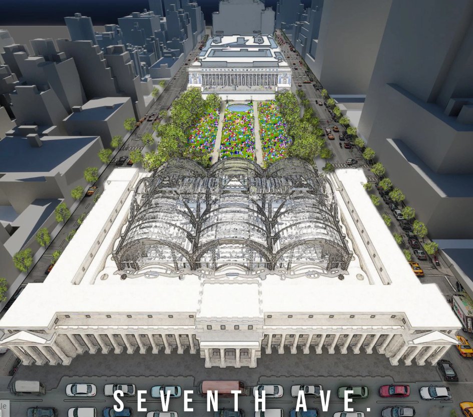 Check out this brilliant plan (including a video) for a new classical Penn Station plus verdant park. nypost.com/2022/12/03/thi…