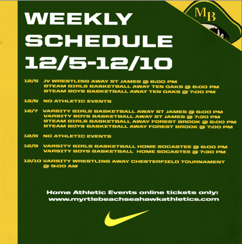 Check out Seahawk Athletics this week!