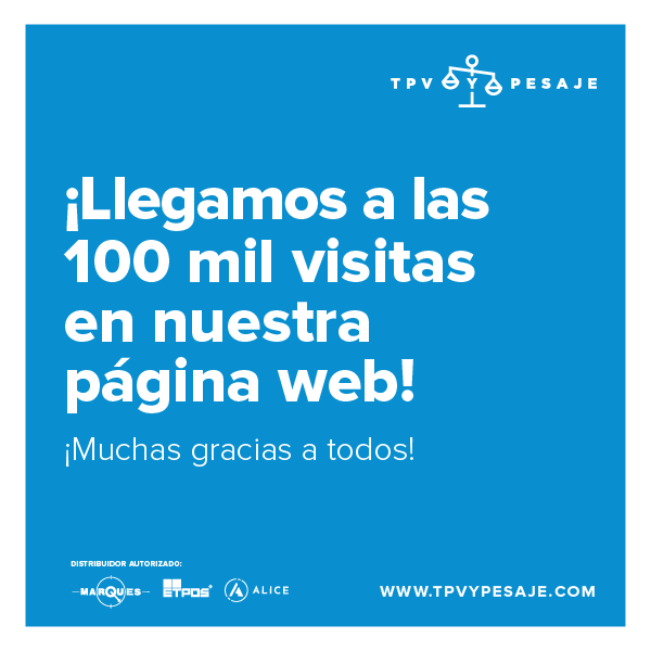 TpvyPesaje's tweet photo. ¡Gracias a todos por sus visitas, acabamos de superar las 100.000 visitas, 100 K, en nuestra página web https://t.co/rULEogyu6h en 7 años de trayectoria con la página web y 27 años de experiencia en el sector.! https://t.co/r7dGhgOoWt