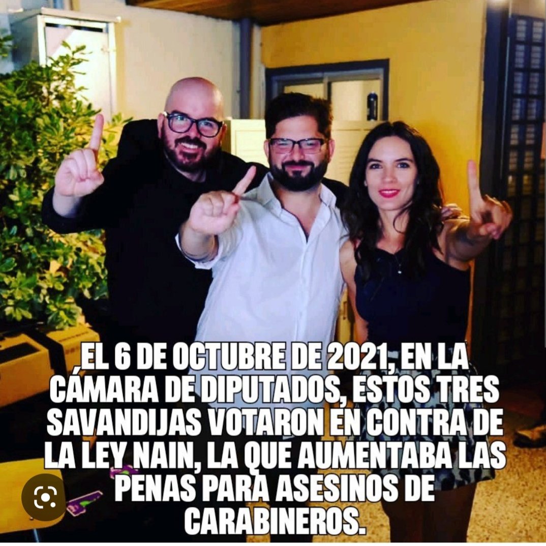 Ferantonia28's tweet photo. --A propósito del merecido 78% de aprobación a Carabineros de Chile.
Jamás voy a olvidar lo que votaba @gabrielboric y sus amigos cuando eran dip. en contra de carabineros

#BoricEnPicada  #Cadem https://t.co/Cl48Ag4nvv
