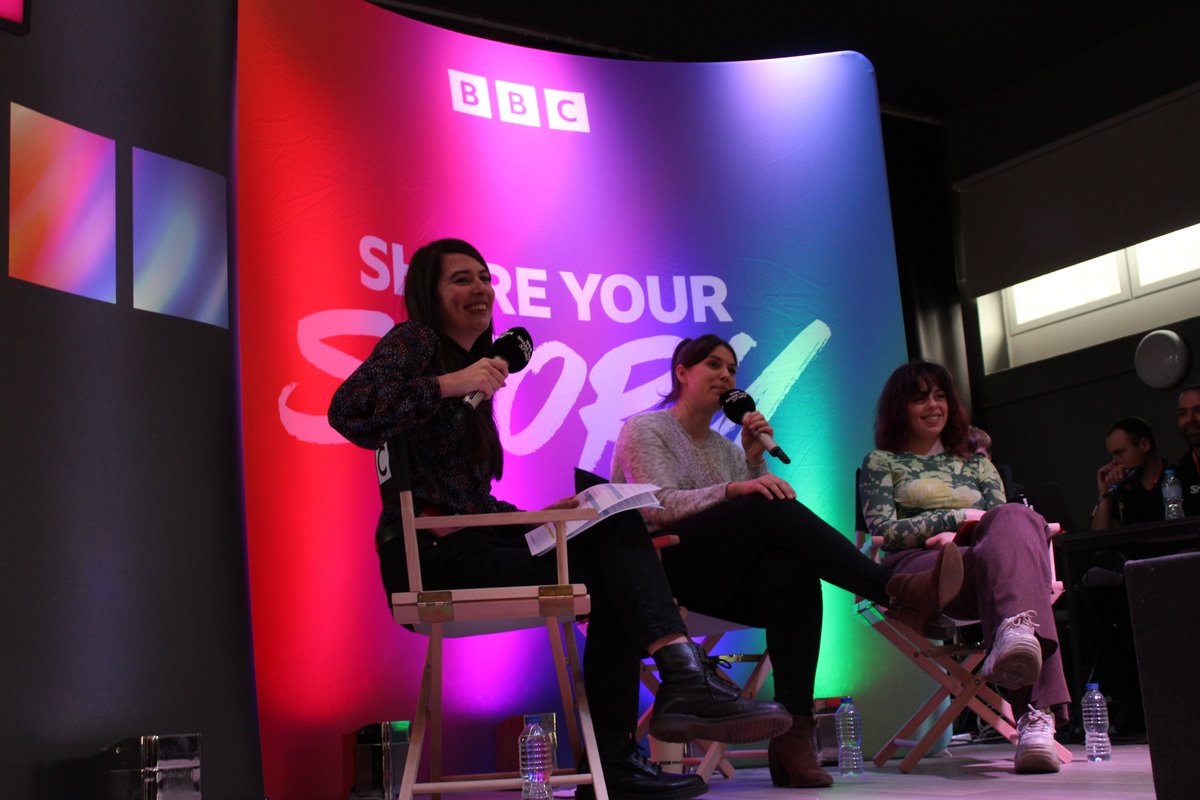 thedeantrust's tweet photo. A fantastic morning at @DT_AoMSchool welcoming @bbcbitesize and Gemma Atkinson, celebrating 100 years of the BBC! Thank you for sharing your inspirational career stories with pupils and staff 🎥📻 #BBC100 #ShareYourStory https://t.co/Ye5d1rBZeC