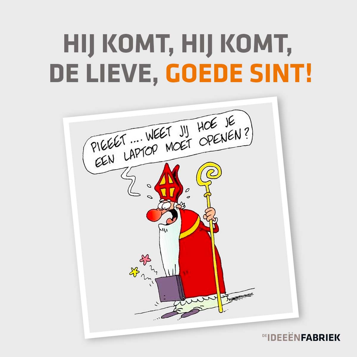 Laat het heerlijk avondje maar komen 🎁 Namens de fabriek wensen wij iedereen een fijne pakjesavond!

#DeIdeeënfabriek #JouwZakelijkThuis #Sinterklaas #HeerlijkAvondje #FijneAvond