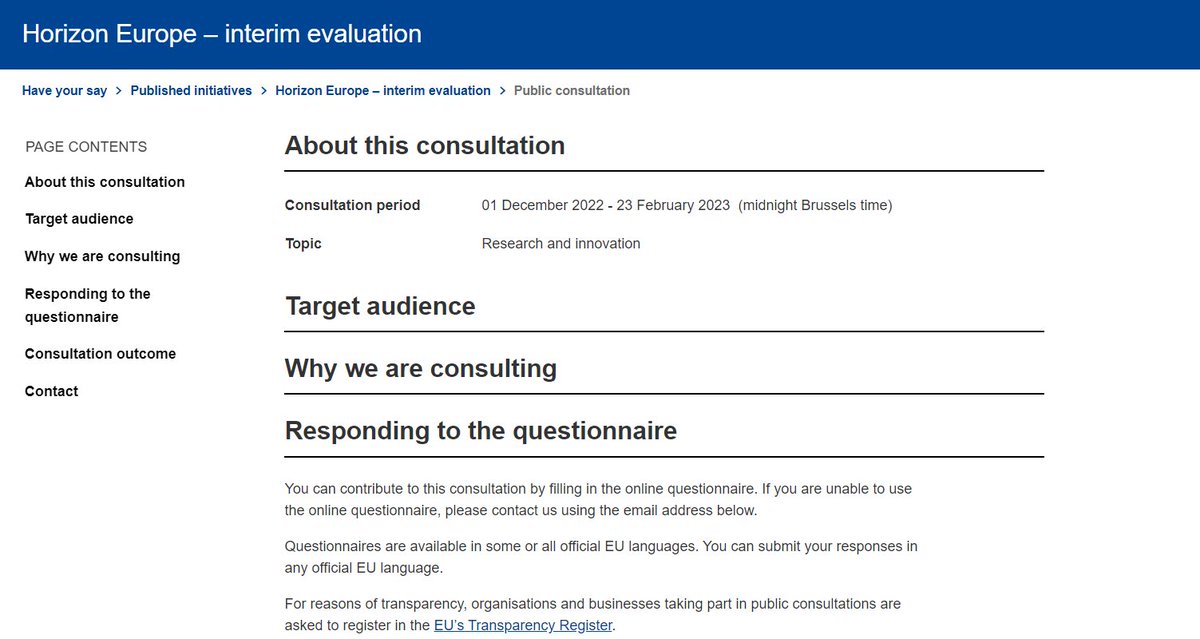 Chl0e_Hill's tweet photo. Want to have your say on how the EU can improve #HorizonEurope and help to shape the 10th EU Research Funding Framework Programme (2028-2034)? 

Then provide feedback to this open Consultation until 23 Feb! 

https://t.co/nnb9rBJEKZ

#HaveYourSay #EUConsultation https://t.co/4EoU0G3FiN