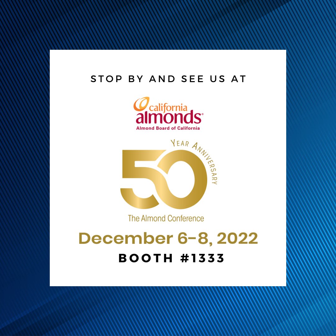 almondalliance's tweet photo. Will you be at the Almond Conference? Stop by our booth & say hi! We look forward to seeing all of you the next couple of days. https://t.co/LnpwhFYczB