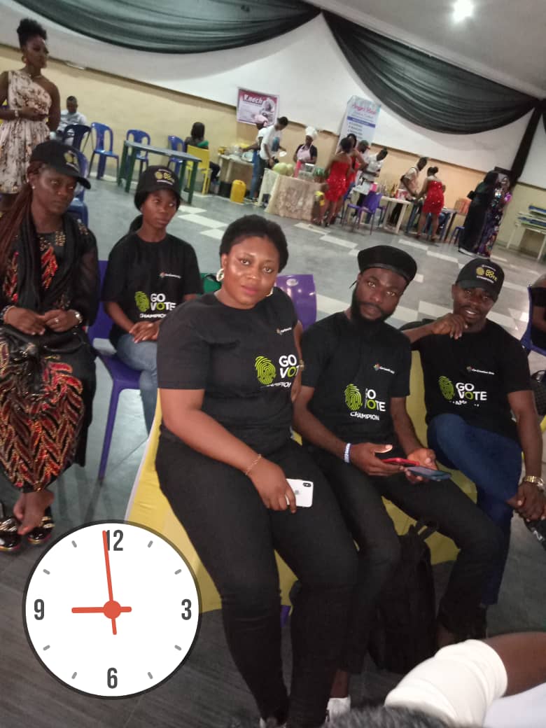 GovoteNg's tweet photo. Yesterday in Abia state, @GovoteNg champions engaged in voter education and sensitization of over 150 participants at the @hiremeAFRICA workers event. The highlight was on PVC collection &amp; role of citizens in elections. 
Happy #InternationalVolunteerDay to all @GovoteNg Champs! https://t.co/TKrAKDl9NN