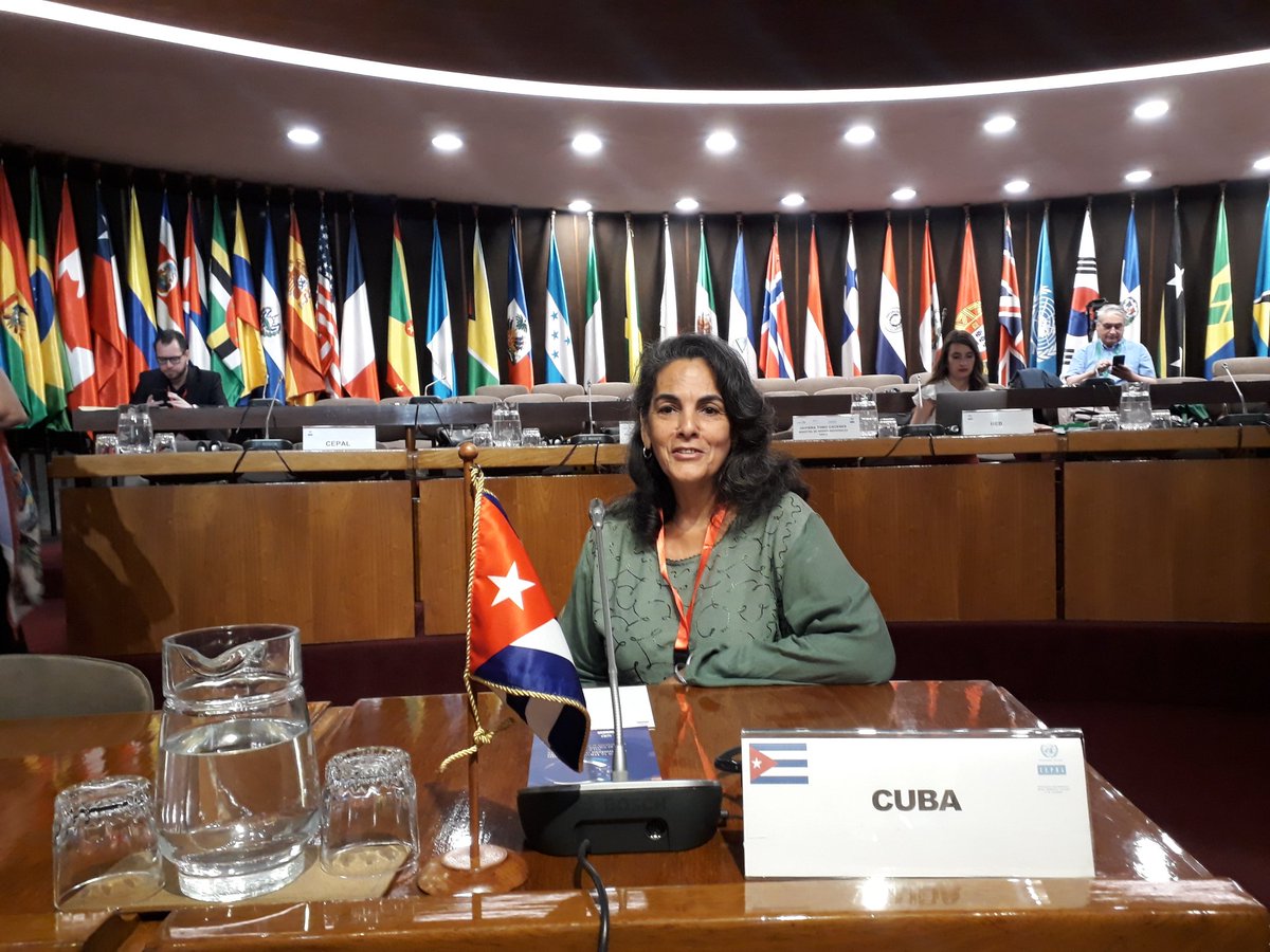 En desarrollo Asamblea General de #MINURVI que tiene como Sede a la República de Chile. La prioridad, el desarrollo sostenible y resiliente de ciudades y territorios. #INOTU  de Cuba. Estará participando cono ponente <a href="/AnelisMarichal/">Anelis Marichal</a>