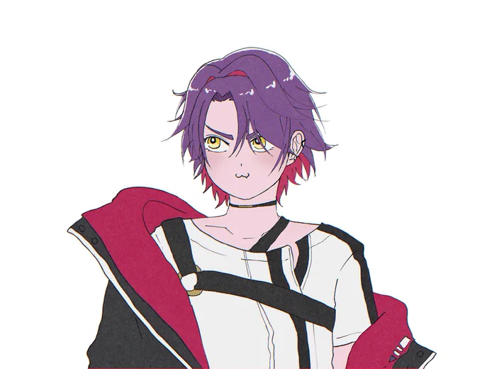 このお口キュッ好き#わたらいらすと 