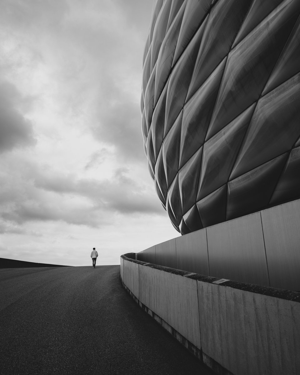 The #reimaginetheworld campaign is entering its final month, and our November winner is Christian Hartmann (@chartmann) – who shot this stunning image of Allianz Arena in Munich, Germany on his Hasselblad X1D II 50C. #travelphotography #inspiration