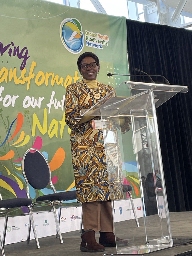 mremae's tweet photo. “It is an opportunity for you, the next generation to show the world that you are willing to steer this 
transformation. And the next two days are perfect opportunities to decide how you will guide the rudders of this ship” 

>> At the Global Youth Biodiversity Summit #COP15 https://t.co/OrtRYfhQPR