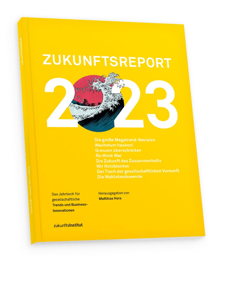 Von der Wohlstandswende bis zur Zukunft des Zusammenhalts, von Holobionten bis zur großen Megatrend-Revision: Der Zukunftsreport 2023 von <a href="/zi_news/">Zukunftsinstitut</a> eröffnet konstruktive Perspektiven auf eine turbulente Welt. 🌊 bit.ly/3ETaBpX