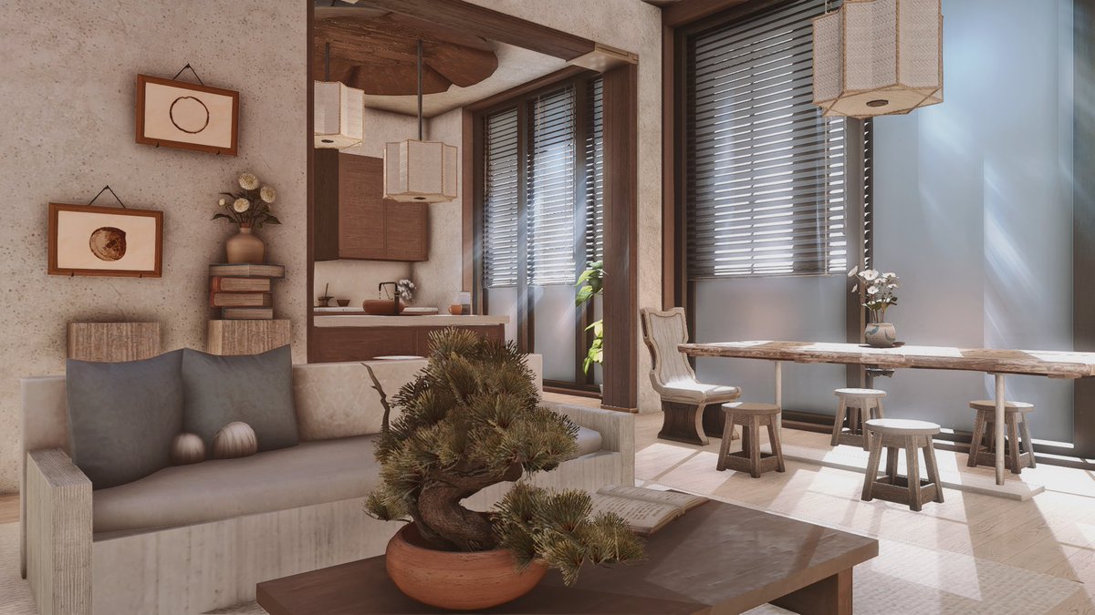 DaenyLove's tweet photo. “Psithurism” [L] 🍃🪷☀️

Materia - Bismarck | Mist - W3 P35

 #FF14  #FF14ハウジング #hgxiv #HousingEden #FF14housing #FFXIV #ffxivhousing https://t.co/rROu639L3v
