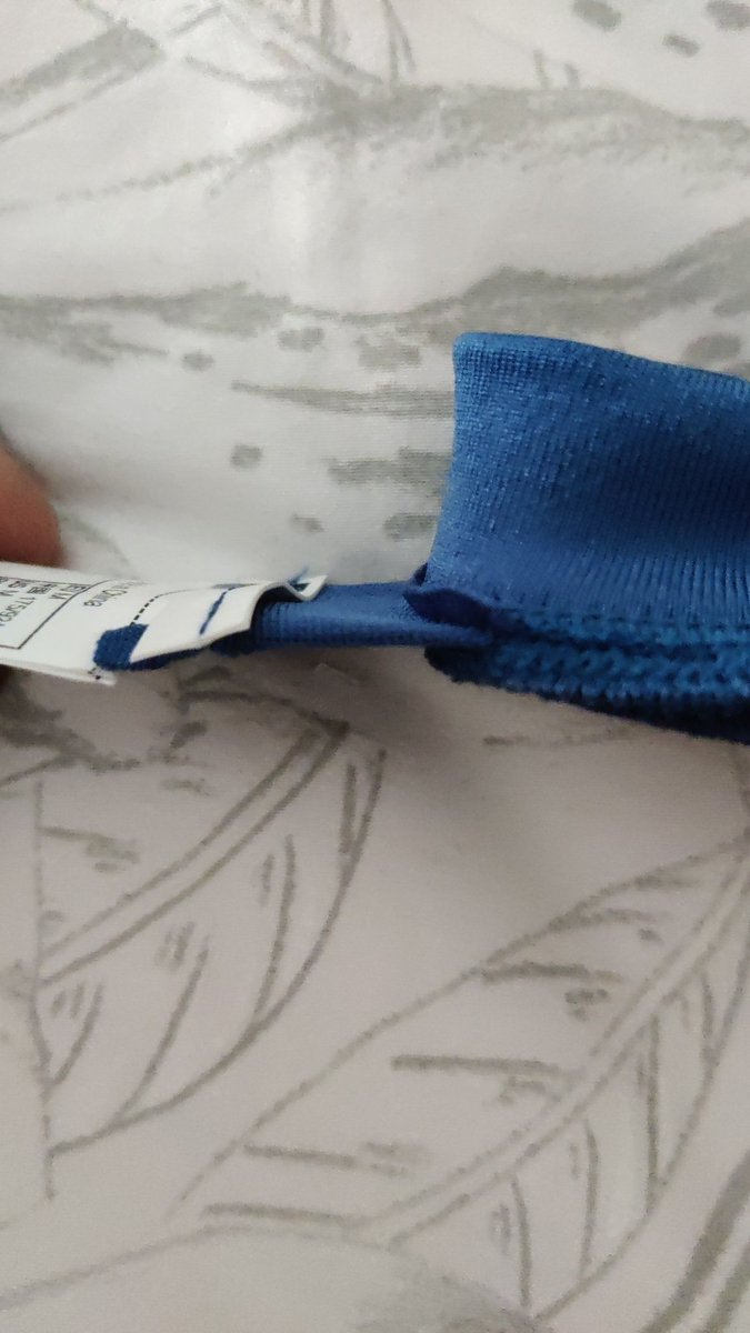PollomigM's tweet photo. @JesusCalleja Ésto es una buena solución, coser un trocito de tela suave, para cortarla y que el sobrante no moleste. https://t.co/WRsWzoYJxo