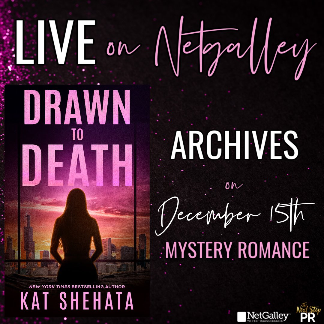 AnnaTheurer's tweet photo. Now LIVE on @NetGalley for request!
#DrawnToDeath @KatShehata
#Request https://t.co/DpwfIkhMbg
Archives December 15th
#Preorder https://t.co/2FSsBbemJL
Genre: Romance/Mystery
Hosted by @TheNextStepPR https://t.co/m3IGGnP69l