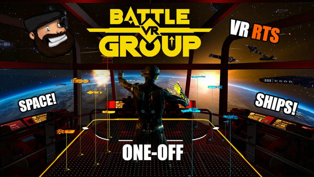 sir_jeffe's tweet photo. Hello hello! We got a new episode up! We gave VR RTS BattleGroup VR a shot, and let me tell you, I am SMITTEN! This is one to watch and follow. Check it out!
.
#VR
#BattleGroupVR
#YoutubeGaming
#indiegame
.
https://t.co/xGoeb8eCKO https://t.co/GaMlzOB6oY
