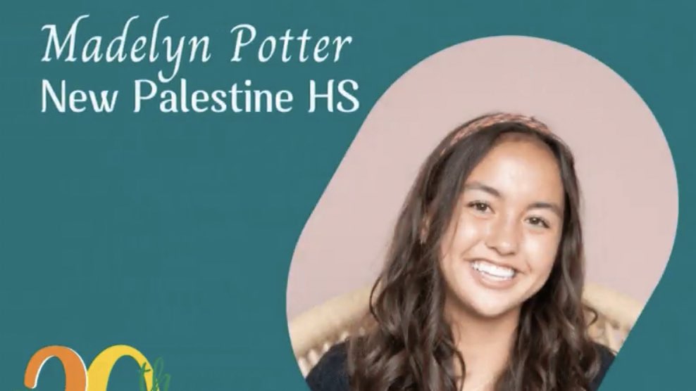 Congratulations to New Palestine High School senior Madelyn Potter for being named one of two recipients of the <a href="/HancockCountyCF/">Community Foundation of Hancock County</a>'s Lilly Endowment Community Scholarship. 

We are #newpalproud of you!