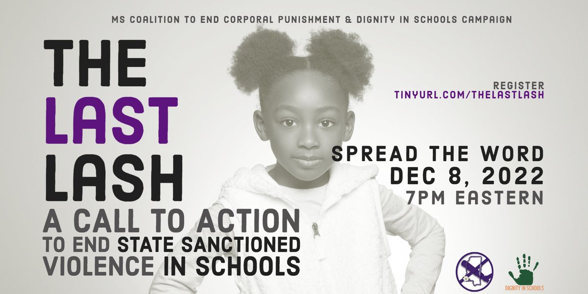 Join us Thursday for this critical workshop on ending #corporalpunishment in #schools. 
Register here and spread the word: buff.ly/3Bc3kQX 

#DignityinSchools