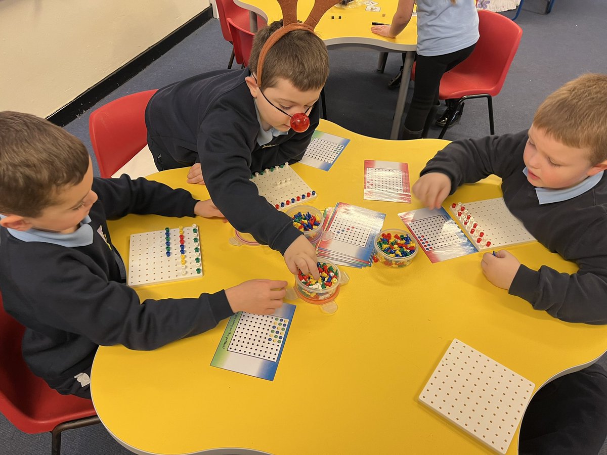 StJosephsWDC's tweet photo. Primary 2 working hard at their numeracy play stations today ⭐️ #numeracyplay #workingcollaboratively https://t.co/EgXlsveRXY