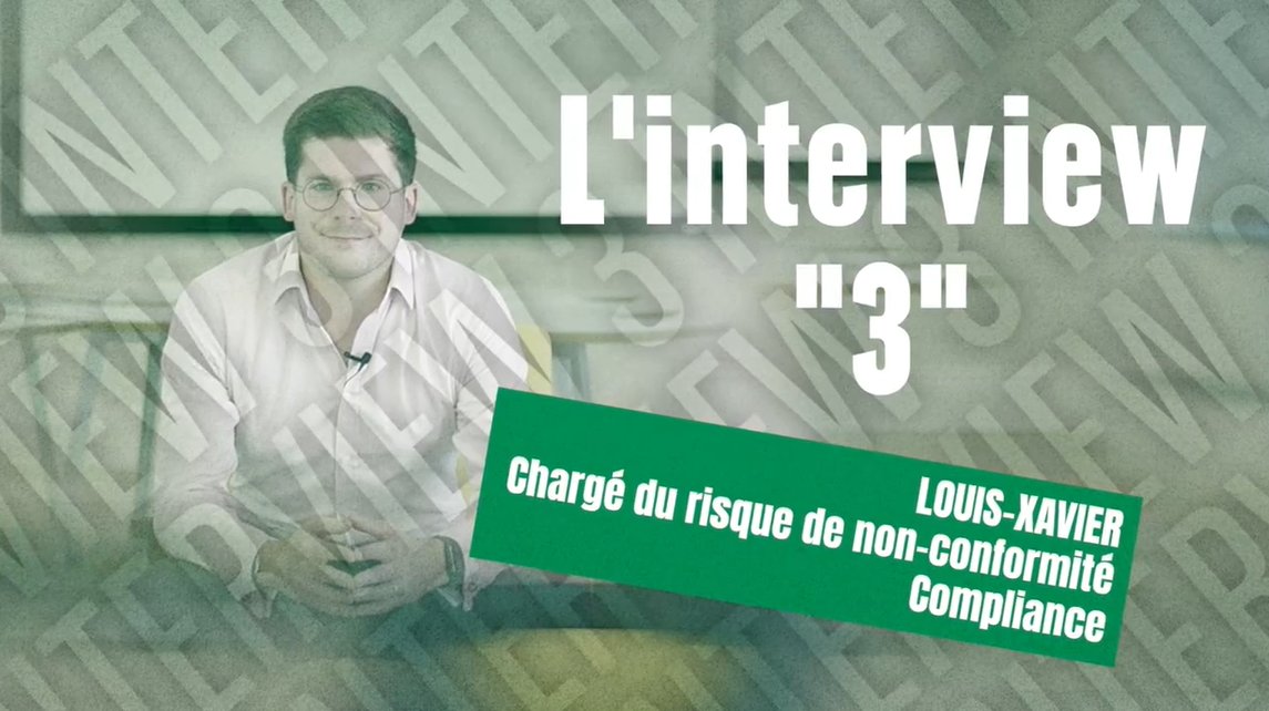 bnpp_recrut's tweet photo. Nouvelle 🎥#interview3 en ligne !
Louis-Xavier Mahieu, Chargé du Risque de Non-Conformité @Compliance, est notre invité du jour ! 🤩
Au quotidien, il contribue à la maîtrise des risques de non-conformité de BNP Paribas en réalisant des analyses de risques et des rapports. https://t.co/tNQuSu6rLb