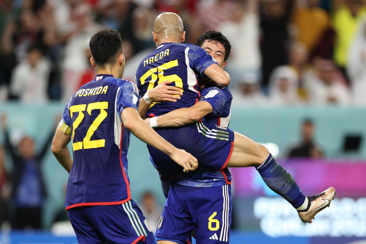 🇯🇵 Japon oyuncuların gol sevinci! 👏 #Qatar2022