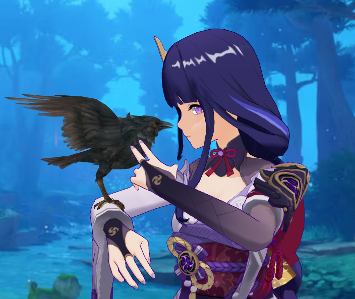 KakumeiHi's tweet photo. Little Bird.
#shogunsara #saraiden #RaidenShogun #KujouSara #GenshinImpact #ThatGrumpyShogun #HerTenguGeneral https://t.co/jm5zGAAEDx